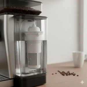 Clean water tank and internal filter system, ensuring great taste for the bean to cup coffee made at home.