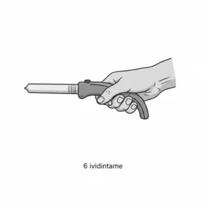 Focus on the secure, ergonomic handle and pour spout of the titanium french press, designed for safe and comfortable use.